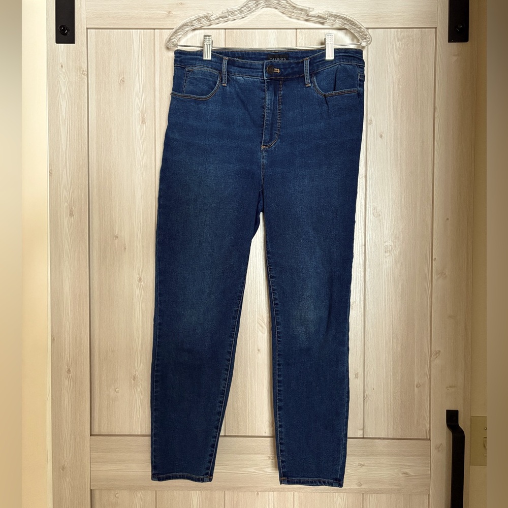 Talbots cropped jeggings size 8, dark wash